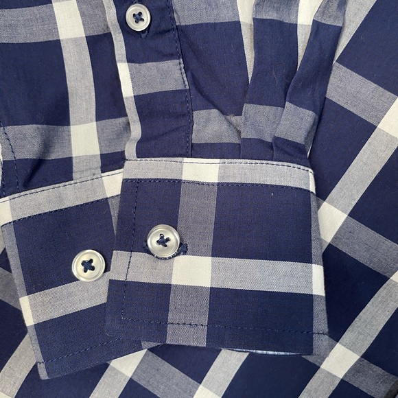 Nick Graham Blue Plaid Button Up Shirt - Picture 8 of 9